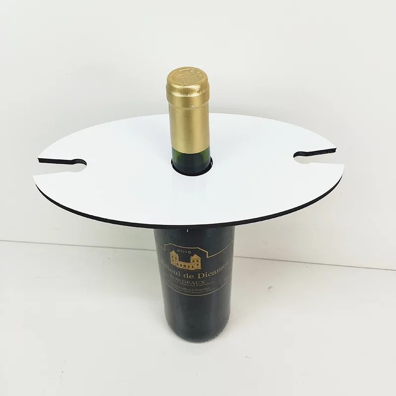 Sublimation Blanks Wine Bottle Coasters 